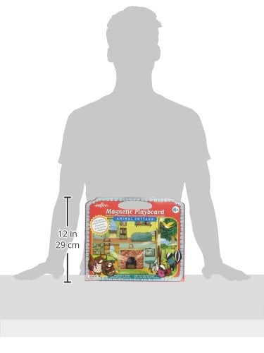 Magnettafel Tierhaus mit Magneten Eeboo