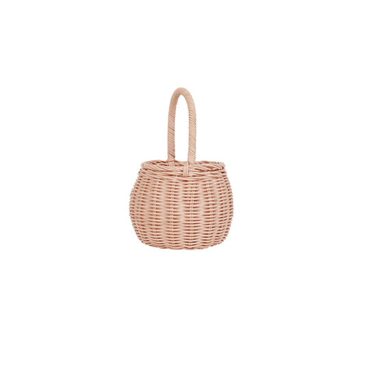 Rattan Berry Basket Rose - Olli Ella