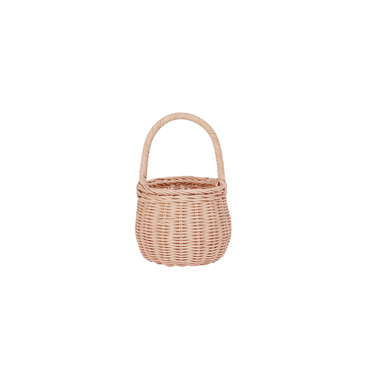 Rattan Berry Basket Rose - Olli Ella