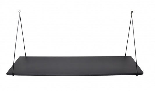 Holz Regal Babou in Schwarz Rose In April