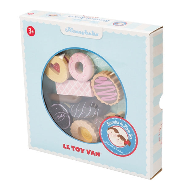 Holz Set Kekse & Plätzchen für Kaufmannsladen Le Toy Van