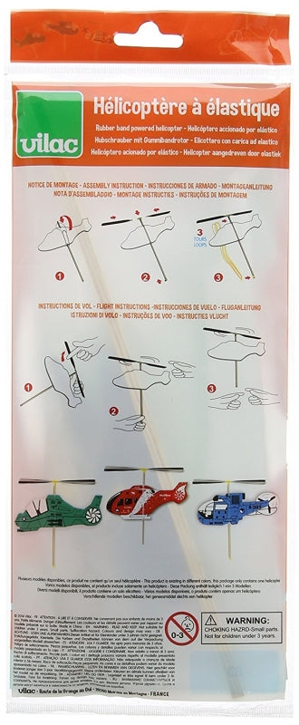 Styropor Hubschrauber in 3 Farben Vilac