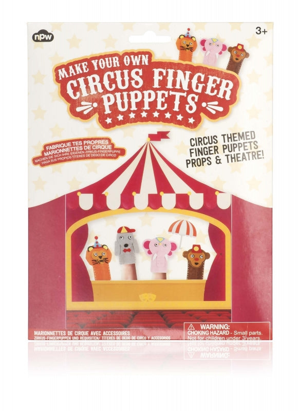 Zirkus Fingerpuppen Bastelset